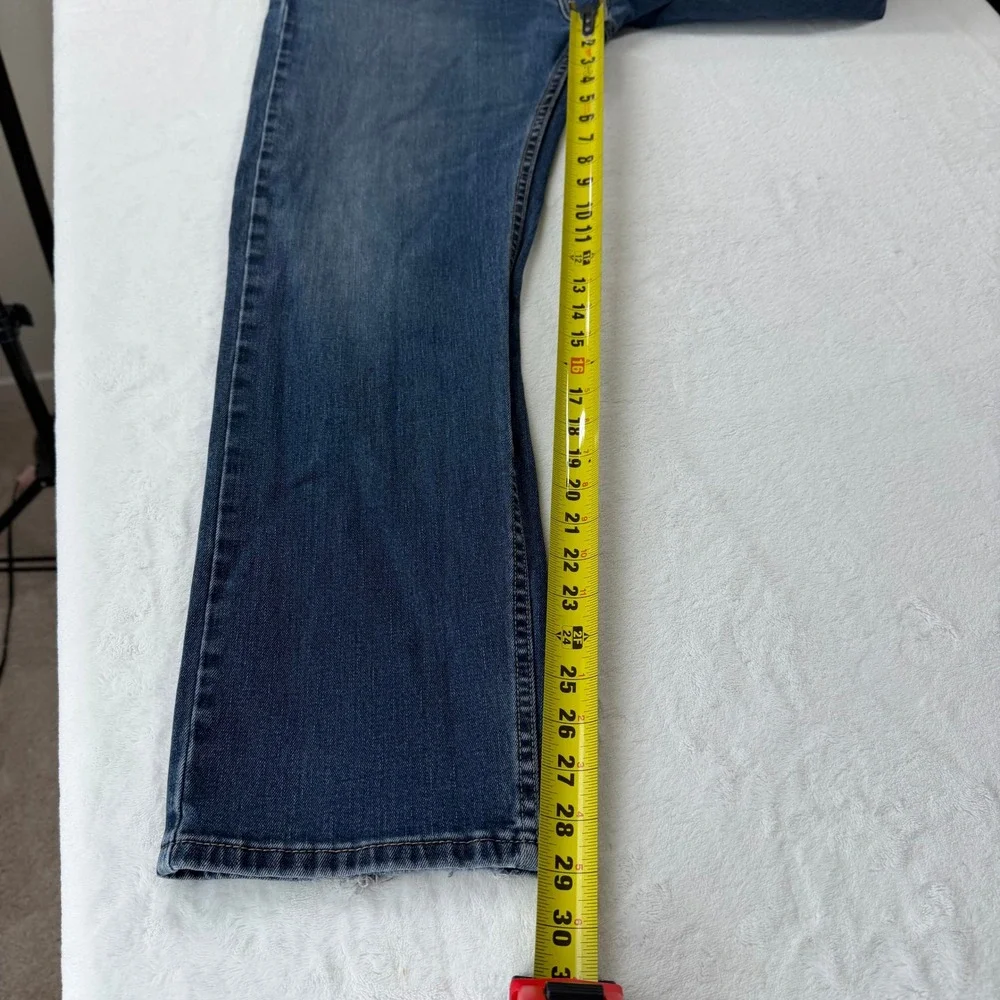 Levi's 514 Straight Fit Jeans Mens W36 L30 Blue Good Condition Denim 00514-0402